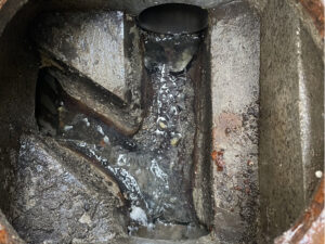 家の外にトイレットペーパーが散乱・・・